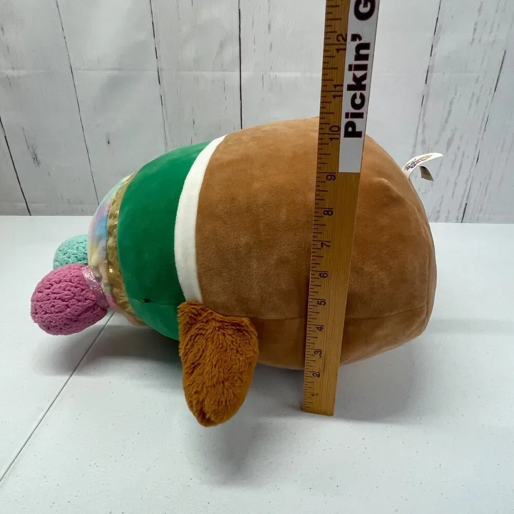 Squishmallow Squish-Doos 16in Avery The Mallard Duck Multicolor Pom Pom Hair - Picture 12 of 12